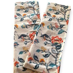 Set of 2 DriftAway Ada 2 Curtain Drape Panels Floral Room Darkening 52 x 36